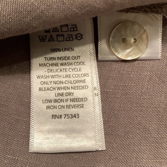 SIGRID OLSEN Linen Button Down Top - Picture 8 of 11